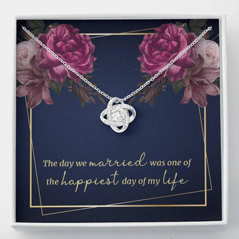 The Day We Married - Love Knot Necklace - Thegiftio UK