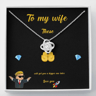 The Diamond Hands - Love Knot Necklace - Thegiftio