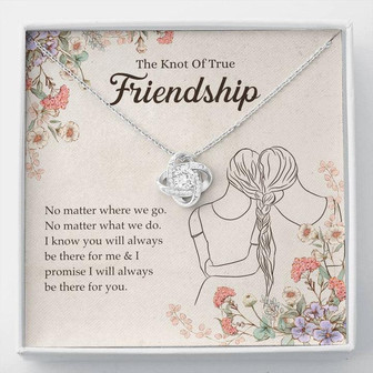 The Knot Of True Friendship - Love Knot Necklace - Thegiftio UK