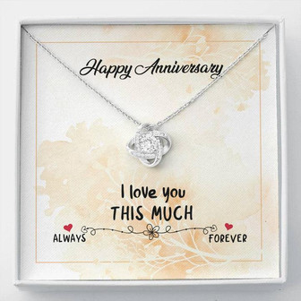 The Love Knot Necklace For Anniversary - Thegiftio UK