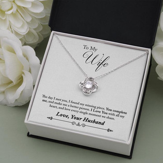 The Love Knot Necklace For Wife - Thegiftio UK