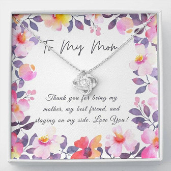 The Love Knot Necklace. Mother's Day Greeting Card - Thegiftio UK
