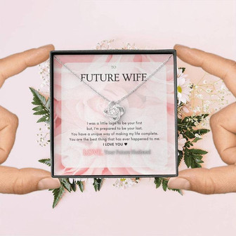 The Love Knot Necklace ; To Future Wife - Thegiftio UK