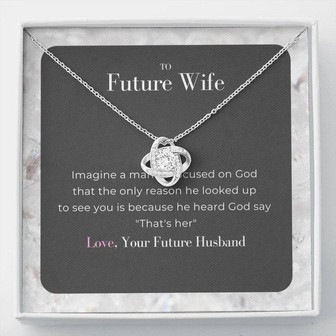 The Love Knot Necklace To Future Wife - Thegiftio UK