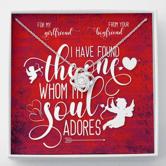 The One Whom My Soul Adores - Love Knot Necklace - Thegiftio UK