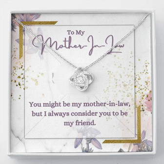 To Mother In Law - Love Knot Necklace For Gift - Thegiftio UK