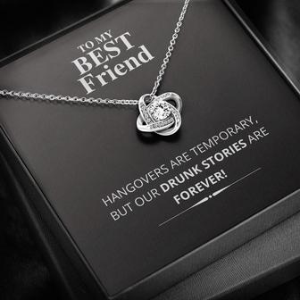 To My Best Friend - Love Knot Necklace - Thegiftio UK