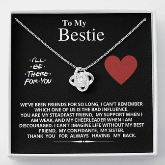 To My Bestie - Love Knot Necklace - Thegiftio UK