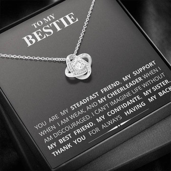 To My Bestie - Love Knot Necklace - Thegiftio UK