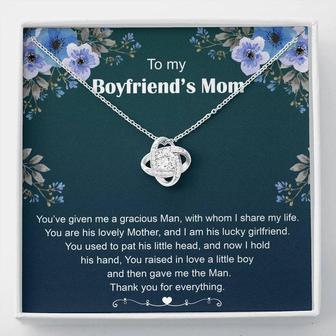 To My Boyfriend's Mom - Love Knot Necklace - Thegiftio UK