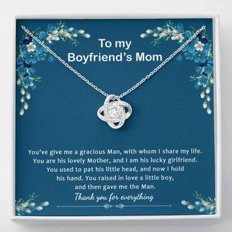 To My Boyfriend's Mom | The Love Knot Necklace - Thegiftio UK
