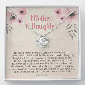 To My Daughter - Love Knot Necklace - Thegiftio UK