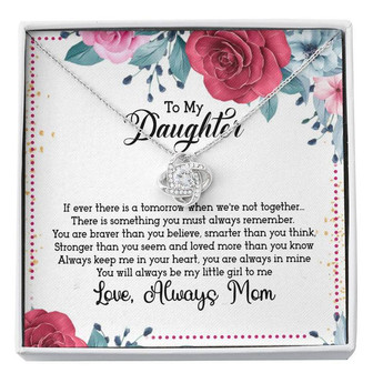 To My Daughter From Mom - Love Knot Necklace - Thegiftio UK