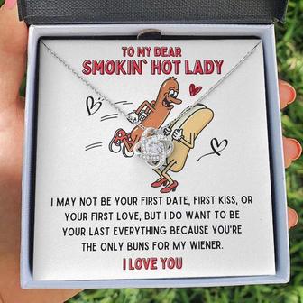 To My Dear Smokin' Hot Lady | Love Knot Necklace 💓 - Thegiftio UK