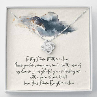 To My Future Mother-In-Law - Mother's Day Gift - Love Knot Necklace - Thegiftio UK