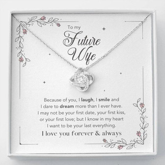 To My Future Wife - Love Knot Necklace - Thegiftio UK