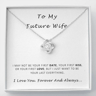 To My Future Wife Love Knot Necklace - Thegiftio UK