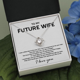 To My Future Wife | Love Knot Necklace - Thegiftio UK
