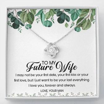 To My Future Wife Your're My Everything Love Knot Necklace Gift From Husband - Thegiftio UK