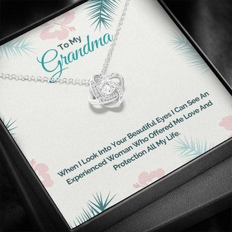 To My Grandma - Love Knot Necklace - Thegiftio UK