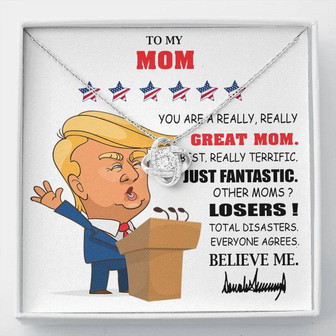 To My Great Mom - The Love Knot Necklace - Thegiftio UK