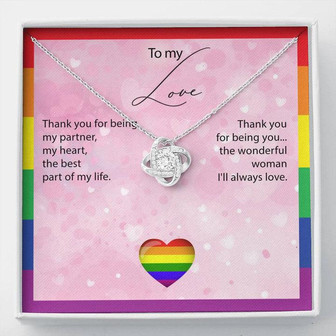 To My Love-Love Knot Necklace - Thegiftio UK