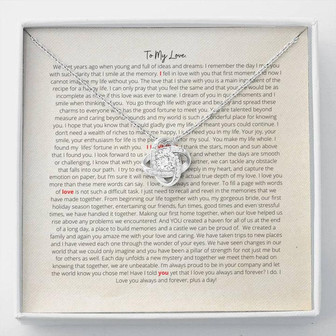 To My Love, Love Knot Necklace. Words Of Love ! - Thegiftio