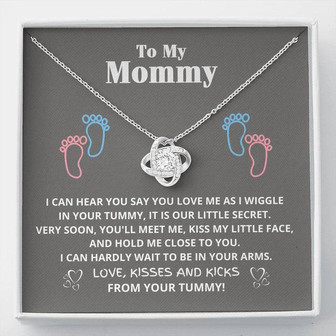 To My Mommy - Love Knot Necklace - Thegiftio