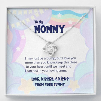 To My Mommy Love Knot Necklace - Thegiftio UK