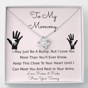 To My Mommy Love Knot Necklace - Thegiftio UK
