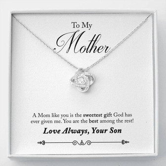 To My Mother Love Knot Necklace - Thegiftio UK