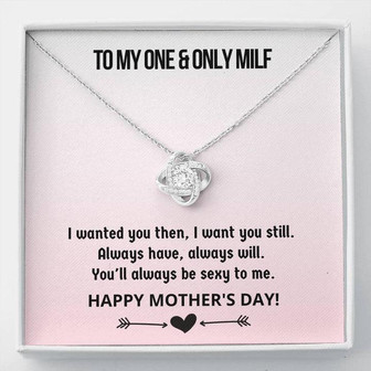 To My One & Only - Always Have, Always Will Love Knot Necklace - Thegiftio