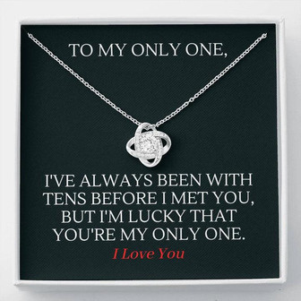 To My Only One - Love Knot Necklace - Thegiftio UK