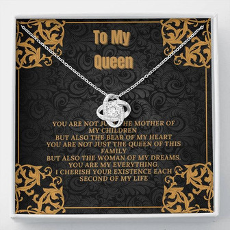 To My Queen - Love Knot Necklace . - Thegiftio UK