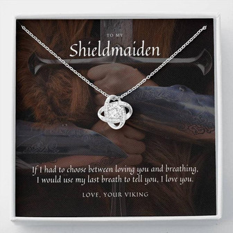 To My Shieldmaiden - The Love Knot Necklace - Thegiftio UK