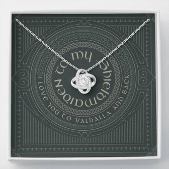 To My Shieldmaiden Love Knot Necklace - Thegiftio UK