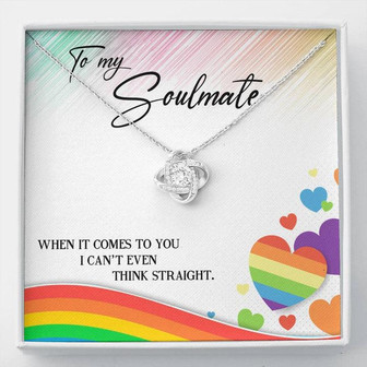 To My Soul Mate - Love Knot Necklace - Thegiftio UK