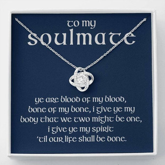 To My Soulmate - Celtic Love Knot Necklace - Thegiftio UK