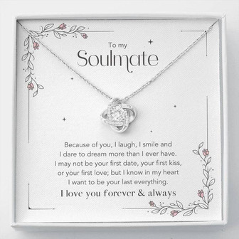 To My Soulmate - Love Knot Necklace - Thegiftio UK
