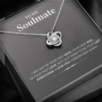 To My Soulmate - Love Knot Necklace - Thegiftio UK