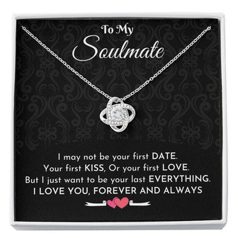 To My Soulmate Love Knot Necklace _ Gift To Soulmate , Gift To Love - Thegiftio UK