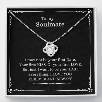To My Soumate Forever And Always Love Knot Necklace - Gift For Girlfriend- Gift For Wife - Thegiftio UK