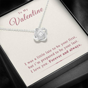 To My Valentine - Love Knot Necklace  - Thegiftio UK