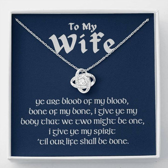 To My Wife - Celtic Love Knot Necklace - Thegiftio UK