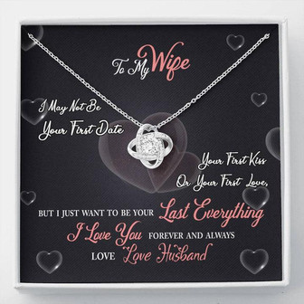 To My Wife - I Love You Forever And Always - Love Knot Necklace - Thegiftio UK