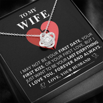 To My Wife - Love Knot Necklace - Thegiftio UK