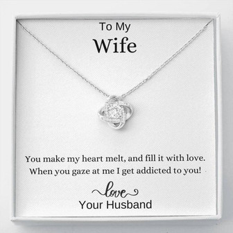 To My Wife - Love Knot Necklace - Thegiftio UK