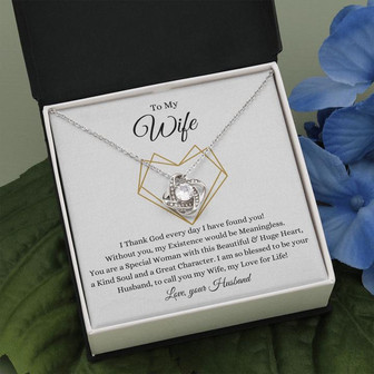 To My Wife - Love Knot Necklace - Thegiftio UK