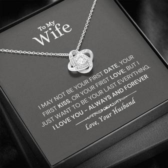 To My Wife - Love Knot Necklace - Thegiftio UK