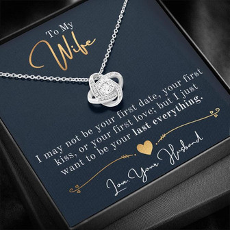 To My Wife - Love Knot Necklace - Thegiftio UK